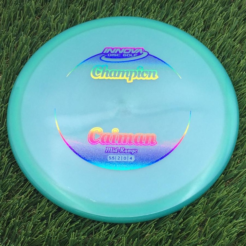 Innova Champion Caiman with Circle Fade Stock Stamp – 175.99g – Teal Green